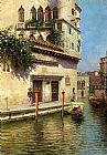 A Venetian Backwater by Rubens Santoro